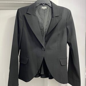 Naf Naf (40) fitted blazer, one-button, in black, like new.